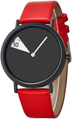SHENGKE Minimalist Women Watch Montre Bracelet Ultra-Mince en Cuir de Mode Quartz Ladies étanche