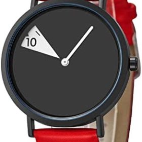 SHENGKE Minimalist Women Watch Montre Bracelet Ultra-Mince en Cuir de Mode Quartz Ladies étanche