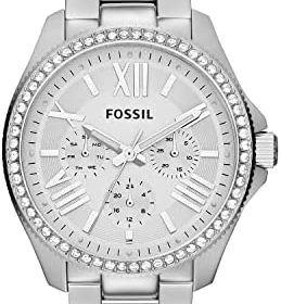 Fossil Montre pour Femmes Cecile, Mouvement Quartz Multifonctions, Boîtier en Acier Inoxydable Argenté de 40 mm avec Bracelet en Acier Inoxydable, Am4481  Fossil Amazon.fr: Mode