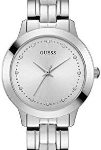 Guess Femmes Analogique Quartz Montre avec Bracelet en Acier Inoxydable W0989L1 Guess